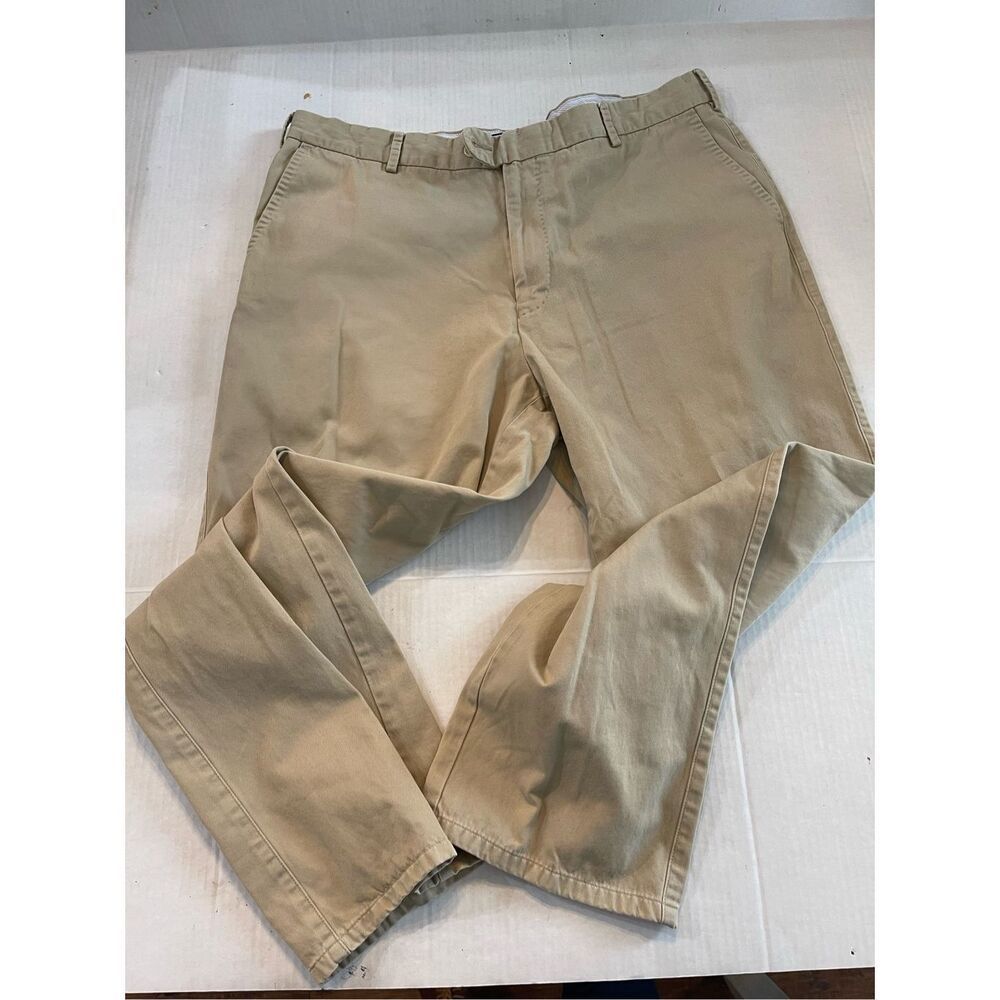 Mens 38x28 Peter Millar Pima Cotton Khaki‎ Beige Golf Pants A27